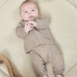 Meyco Baby Knots Boxkleed Rond - ⌀95cm - Soft Sand><noscript><img width=