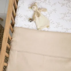 Meyco Baby Ledikantdeken Geweven Uni Sand 100 x 150 cm><noscript><img width=