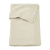 Meyco Baby Ledikantdeken Knots Soft Sand 100 x 150 cm> Ledikantdekens