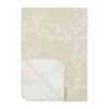 Meyco Baby Ledikantdeken Geweven Branches Sand 100 x 150 cm> Ledikantdekens