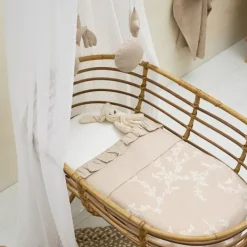 Meyco Baby Ledikantdeken Geweven Branches Sand 100 x 150 cm><noscript><img width=