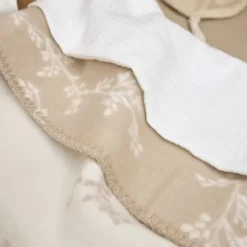 Meyco Baby Ledikantdeken Geweven Branches Sand 100 x 150 cm><noscript><img width=