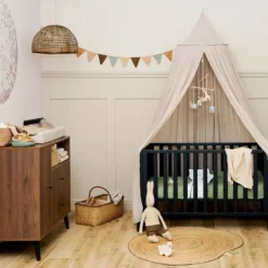 Meyco Baby Ledikanthoeslaken Uni Olive Green 60 x 120 cm 2-Pack><noscript><img width=