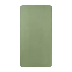 Meyco Baby Ledikanthoeslaken Uni Olive Green 60 x 120 cm> Hoeslakens