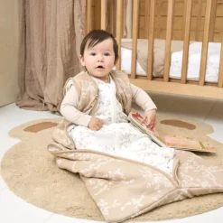Meyco Baby Slaapzak 4 Seizoenen Branches Sand><noscript><img width=
