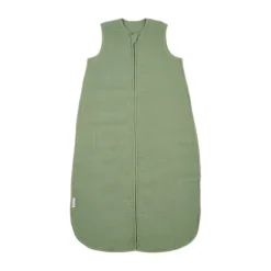 Meyco Baby Slaapzak Hydrofiel Gevoerd Uni Pre-Washed Olive Green 60 cm> 4-Seizoenen Slaapzakken