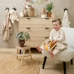 Meyco Baby Slaapzak Jumper Winter Winter Penguin Soft Sand 92 cm><noscript><img width=