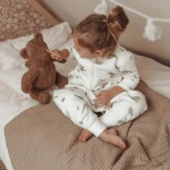 Meyco Baby Slaapzak Jumper Winter Robin Multicolour 104 cm><noscript><img width=