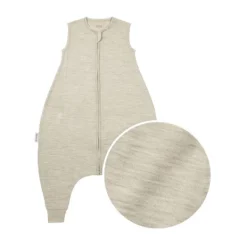 Meyco Baby Slaapzak Jumper - Studio - Merinowol - Sand Melange - 92 cm><noscript><img width=