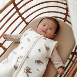 Meyco Baby Slaapzak Met Afritsbare Mouwen Robin Multicolour 70 cm> 4-Seizoenen Slaapzakken|Winter Slaapzakken