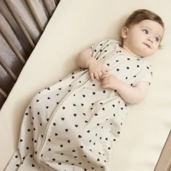 Meyco Baby Uni Hoeslaken Ledikant - 60 x 120 cm - Jersey - Nature><noscript><img width=