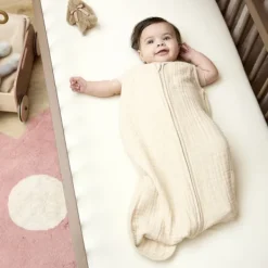 Meyco Baby Uni Hoeslaken Ledikant - 60 x 120 cm - Jersey - Nature><noscript><img width=