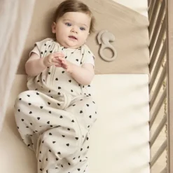 Meyco Baby Uni Hoeslaken Juniorbed - 70 x 140 cm - Jersey - Soft Sand><noscript><img width=