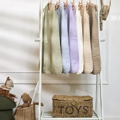 Meyco Baby Uni Zomerslaapzak - 70 cm - Pre-Washed Hydrofiel - Soft Sand><noscript><img width=