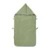 Meyco Baby Voetenzak - 40 x 82 cm Teddy - Olive Green> Accessoires Autostoel