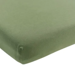 Meyco Baby Wieghoeslaken Uni Olive Green 40 x 80 / 90 cm> Hoeslakens