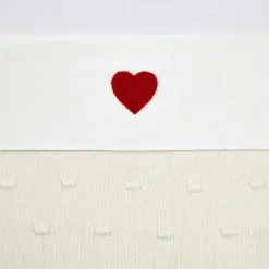Meyco Baby Wieglaken Sweet Heart Red 75 x 100 cm> Wieglakens