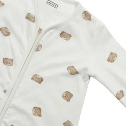 Meyco Bear Slaapzak Met Vaste Mouw Rond – 70 cm – Jersey – Sand> 4-Seizoenen Slaapzakken