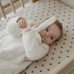 Meyco Hoeslaken Print - 70 x 140/150 cm - Jersey - Mini Panther Soft Pink><noscript><img width=