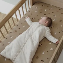 Meyco Hoeslaken Print - 70 x 140/150 cm - Jersey - Mini Panther Soft Pink><noscript><img width=