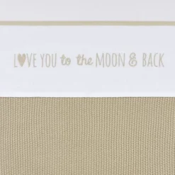 Meyco Ledikantdeken Knit Basic Sand Melange 100x150cm><noscript><img width=