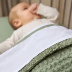 Meyco Ledikantdeken Wafel Teddy Greige 100 x 150 cm><noscript><img width=