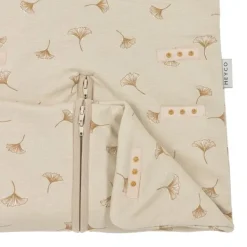 Meyco Slaapzak 4-Seizoenen Deluxe - One Size - Jersey - Ginkgo - Soft Sand><noscript><img width=