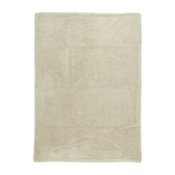 Meyco Wiegdeken Knit Basic Sand Melange Teddy 75x100cm> Wiegdekens