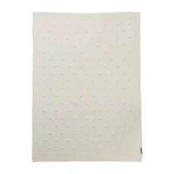 Meyco Wiegdeken Knots Offwhite 75 x 100 cm> Wiegdekens