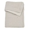 Meyco Wiegdeken Wafel Teddy Greige 75 x 100 cm> Ledikantdekens