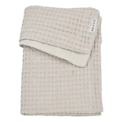 Meyco Wiegdeken Wafel Teddy Greige 75 x 100 cm> Ledikantdekens