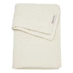 Meyco Wiegdeken Wafel Teddy Greige 75 x 100 cm> Ledikantdekens