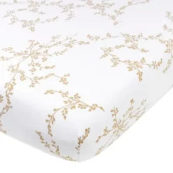 Meyco Wieghoeslaken Jersey Branches Sand 40 x 80/90 cm><noscript><img width=