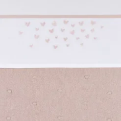 Meyco Wieglaken Hearts Lilac 75 x 100 cm> Wieglakens