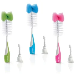 Munchkin Bottle & Teat Brush 2in1> Flessenborstel