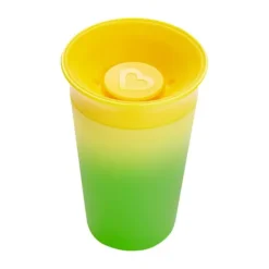 Munchkin Miracle 360 Trainer Changing Color Beker - 12mnd+ - 266ml - Yellow><noscript><img width=