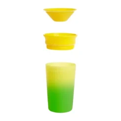 Munchkin Miracle 360 Trainer Changing Color Beker - 12mnd+ - 266ml - Yellow><noscript><img width=