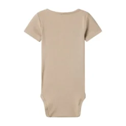 Name It Kab Button Korte Mouw Romper - Mt. 56 - Pure Cashmere> Rompertjes