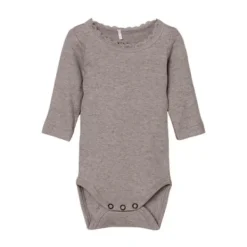 Name It Lace Romper - Kab NOOS - Satellite Melange - Maat 56><noscript><img width=