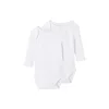 Name It Romper Needledrop 2-Pack Bright White 68> Rompertjes