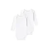 Name It Romper 2-Pack Bright White 50> Rompertjes