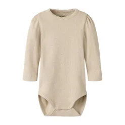 Name It Rosally Romper - Maat 68 - Cement> Rompertjes