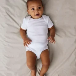 Name It Solid Romper - 3-Pack - Mt. 56 - Bright White><noscript><img width=