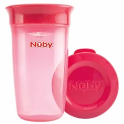 Nûby Beker Wonder 360 Roze 300ml 6mnd+> Bekers