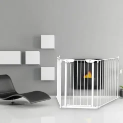 Noma 3 Panel Gate Zwart (197.5 cm)><noscript><img width=