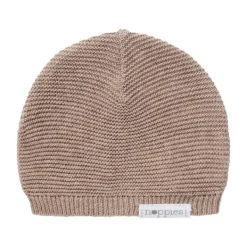 Noppies Muts Knit Rosita Taupe Melange  0-3 maanden> Mutsjes
