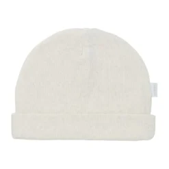 Noppies Muts Rib Nevel Oatmeal> Mutsjes