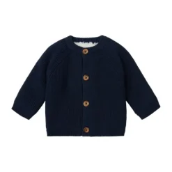 Noppies Vest Knit Nevers Black Iris 62> Mutsjes