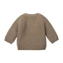 Noppies Vest Knit Nevers Taupe Melange 56> Vestjes