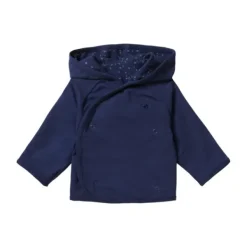 Noppies Vest Omkeerbaar Naper Print Black Iris 56> Vestjes